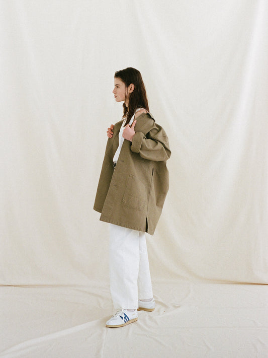 (-30%) ATELIER LONG JACKET [ Dessert Beige ]