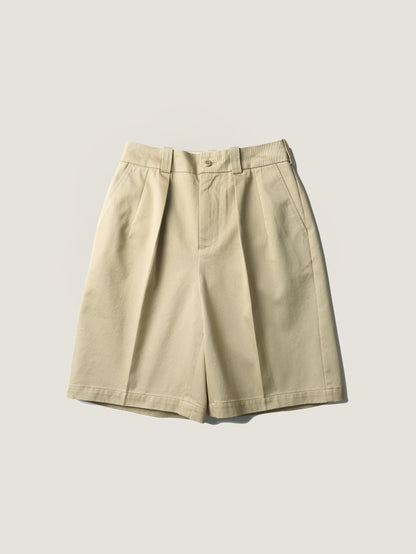 50's AMERICAN CHINO SHORTS [ Military Beige ]