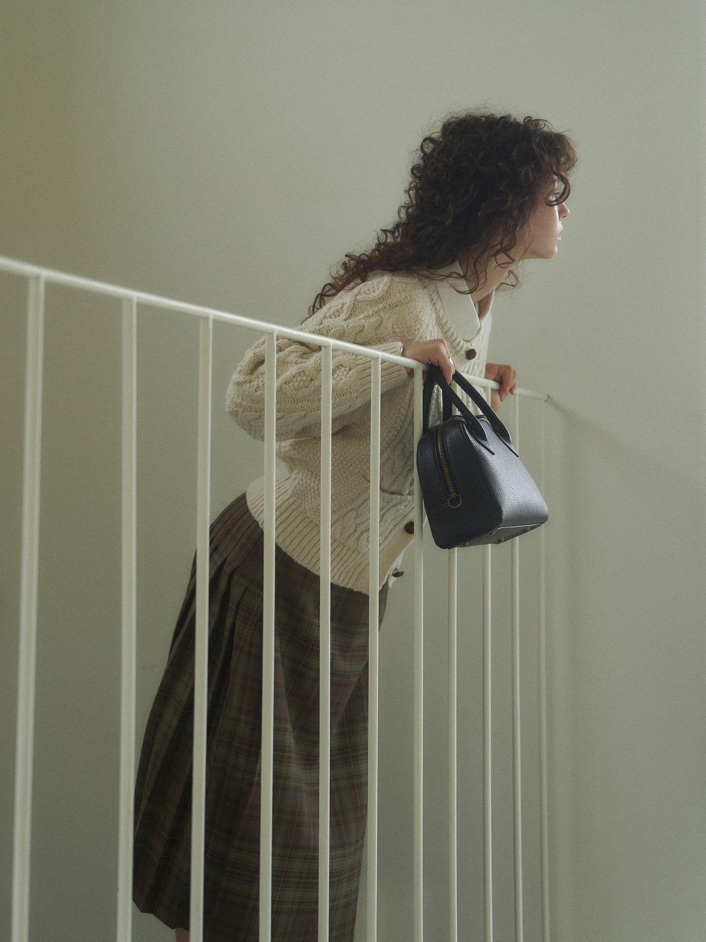 (-20%) CREAM TEA CABLE CARDIGAN [ Cream ]