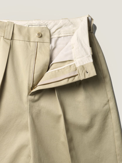 50's AMERICAN CHINO SHORTS [ Military Beige ]