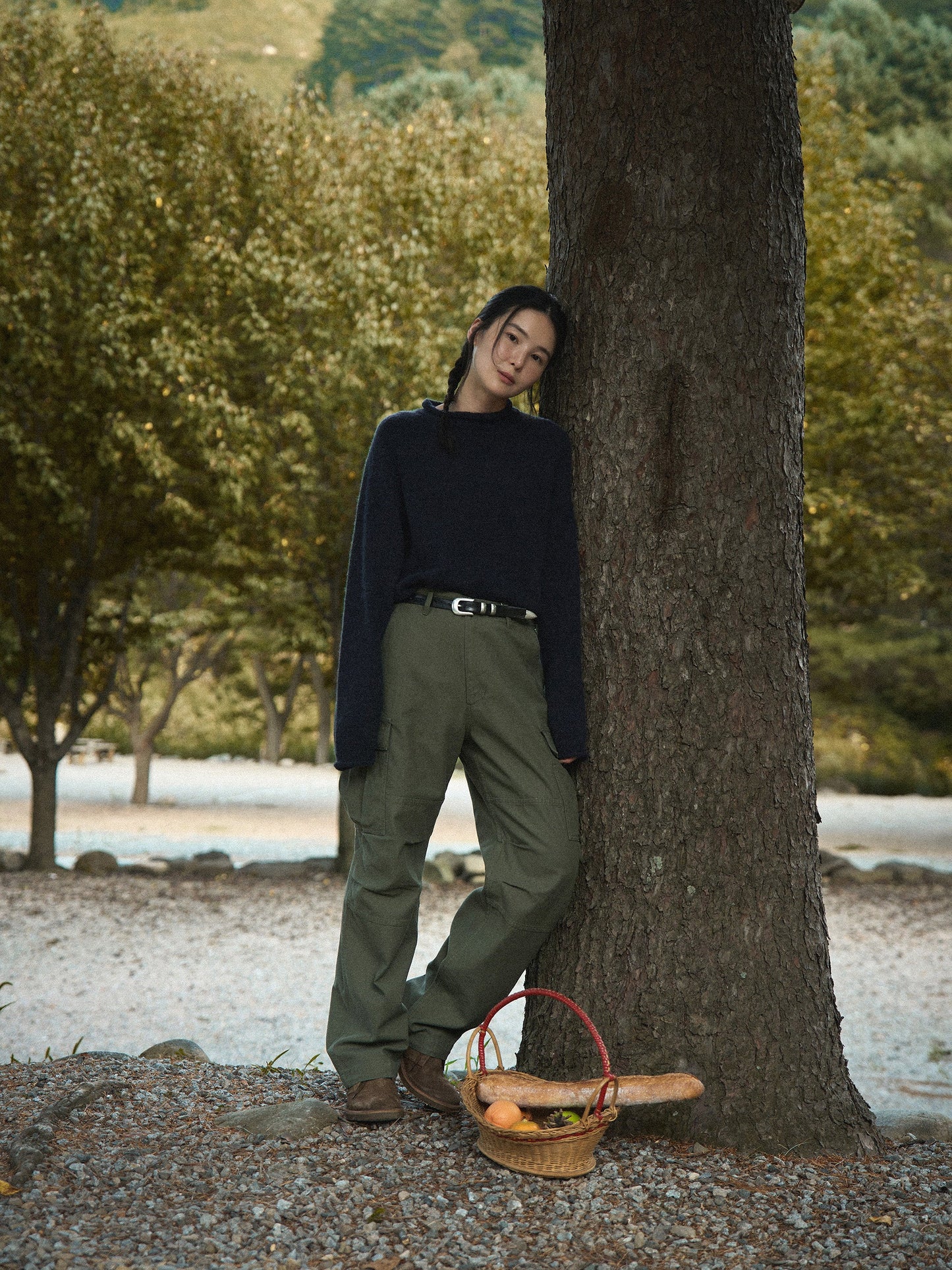 MONTBLANC ROLLNECK SWEATER [ Night Navy ]