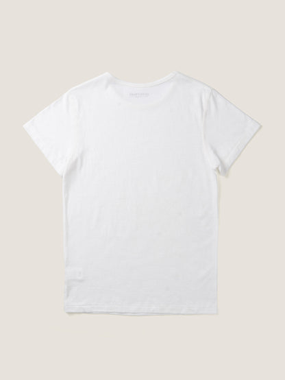 ALWAYS CREW NECK T-SHIRT [ White ]