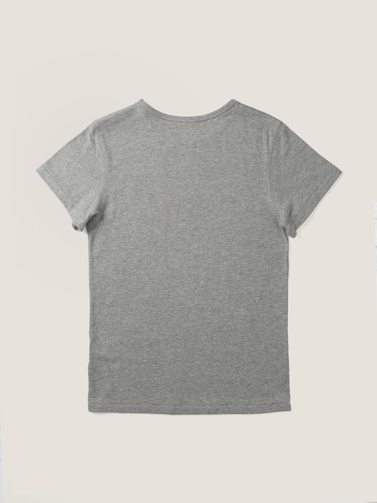ALWAYS CREW NECK T-SHIRT [ Melange Gray ]