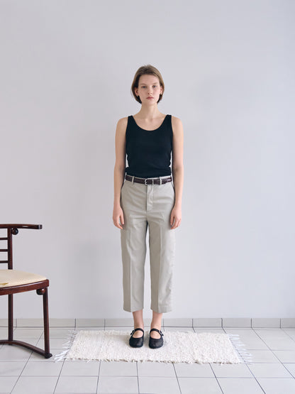 SOFT STRETCH SLEEVELESS [ Black ]