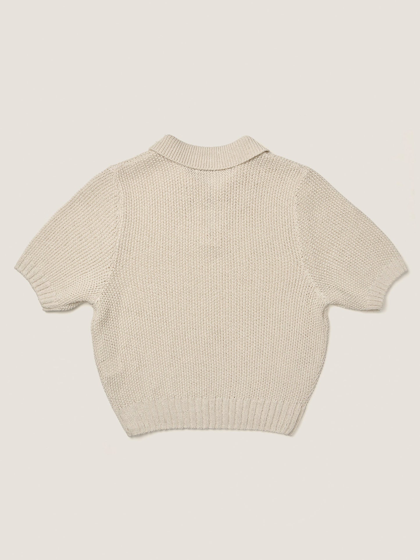 LOW GAUGE SKIPPER SWEATER New Season [ Soft Cream ]