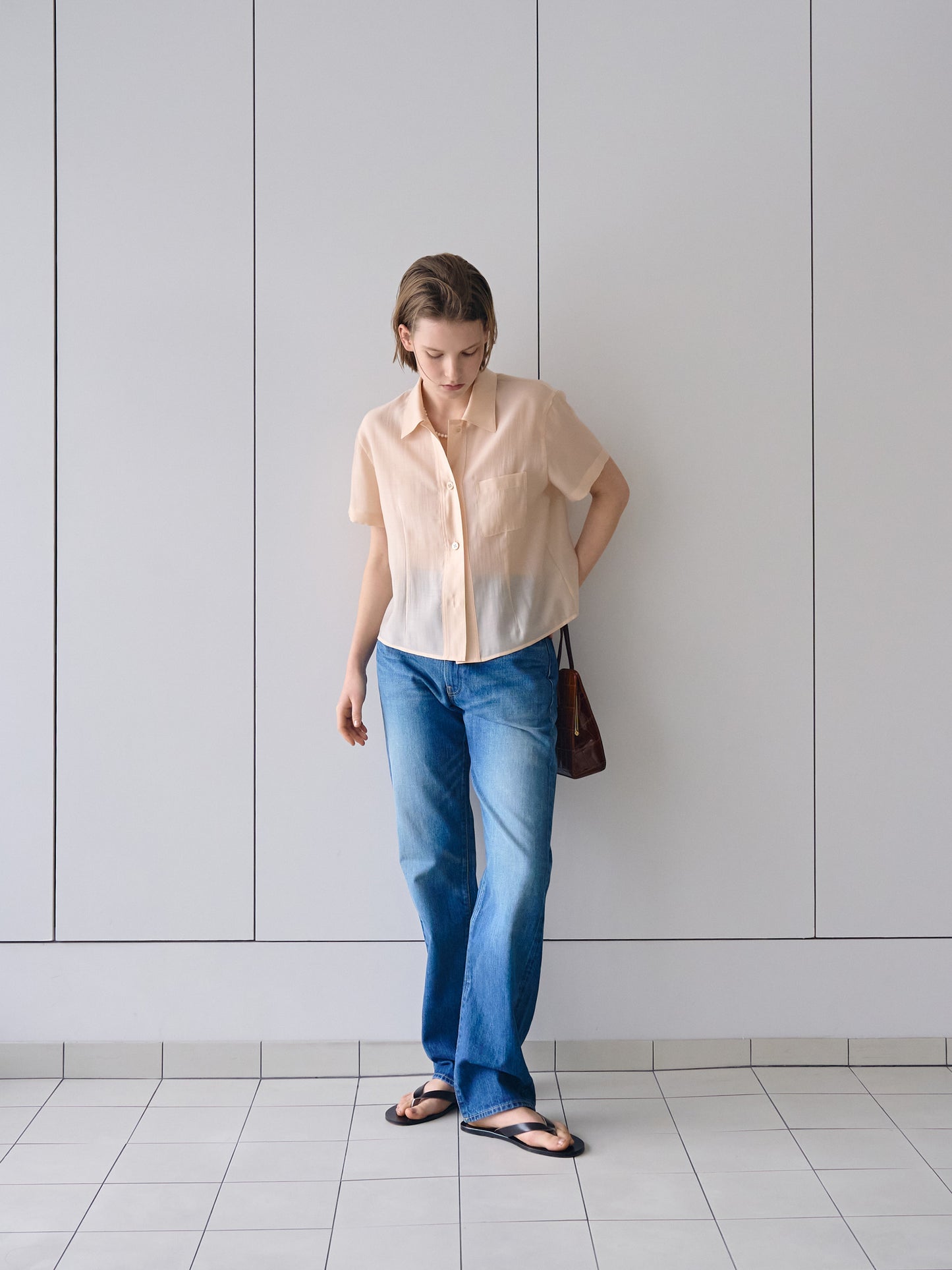 O'KEEFFE SHIRTS [ Apricot Beige ]