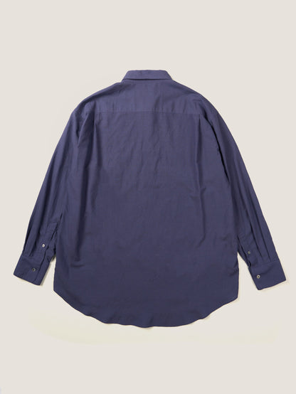 MARTHA LIGHT COTTON SHIRT [ Blue Berry ]