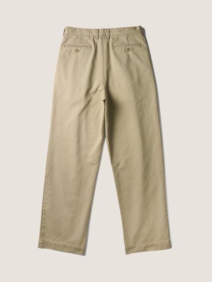 RELAXED TAPERED CHINO [ Beige ]