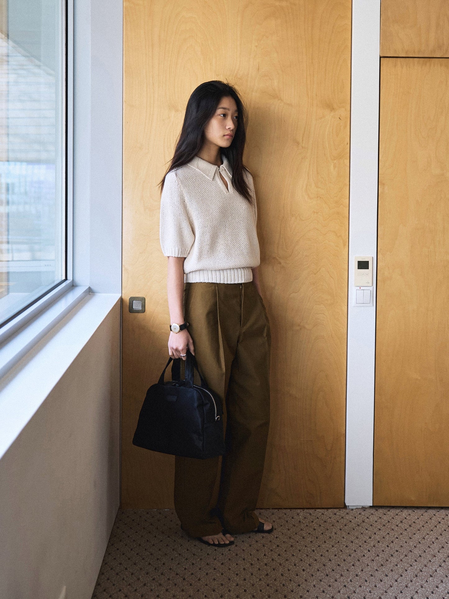 50's ITALIAN ARMY CHINO PANTS [ Golden Brown ]