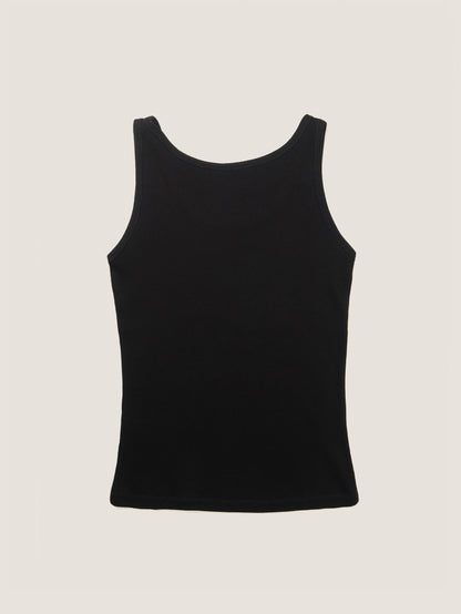 SOFT STRETCH SLEEVELESS [ Black ]