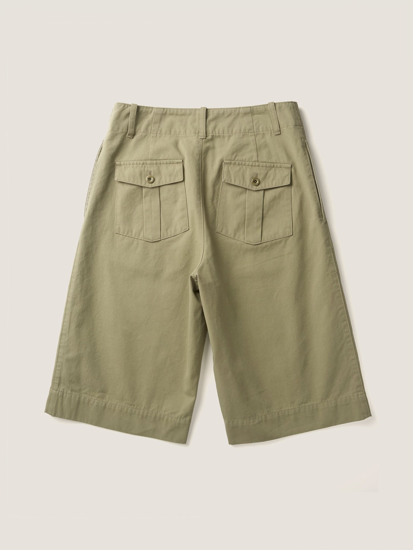 LENTO BERMUDA SHORTS [ Washed Beige ]