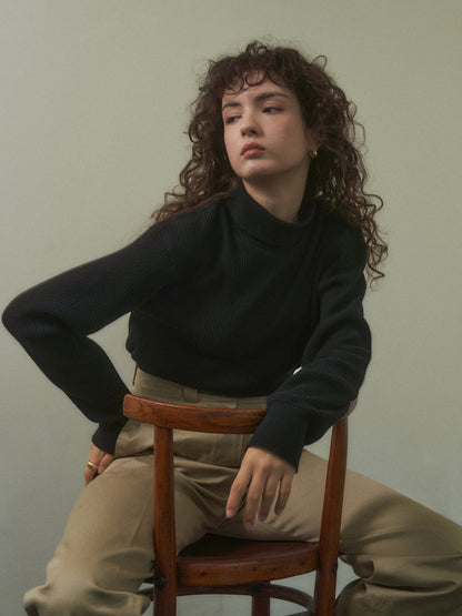 SALLY'S WAFFLE TURTLE TEE [ Black ] 5th Reorder