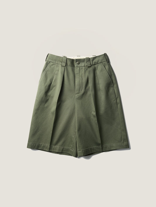 50's AMERICAN CHINO SHORTS [ Military Khaki ]