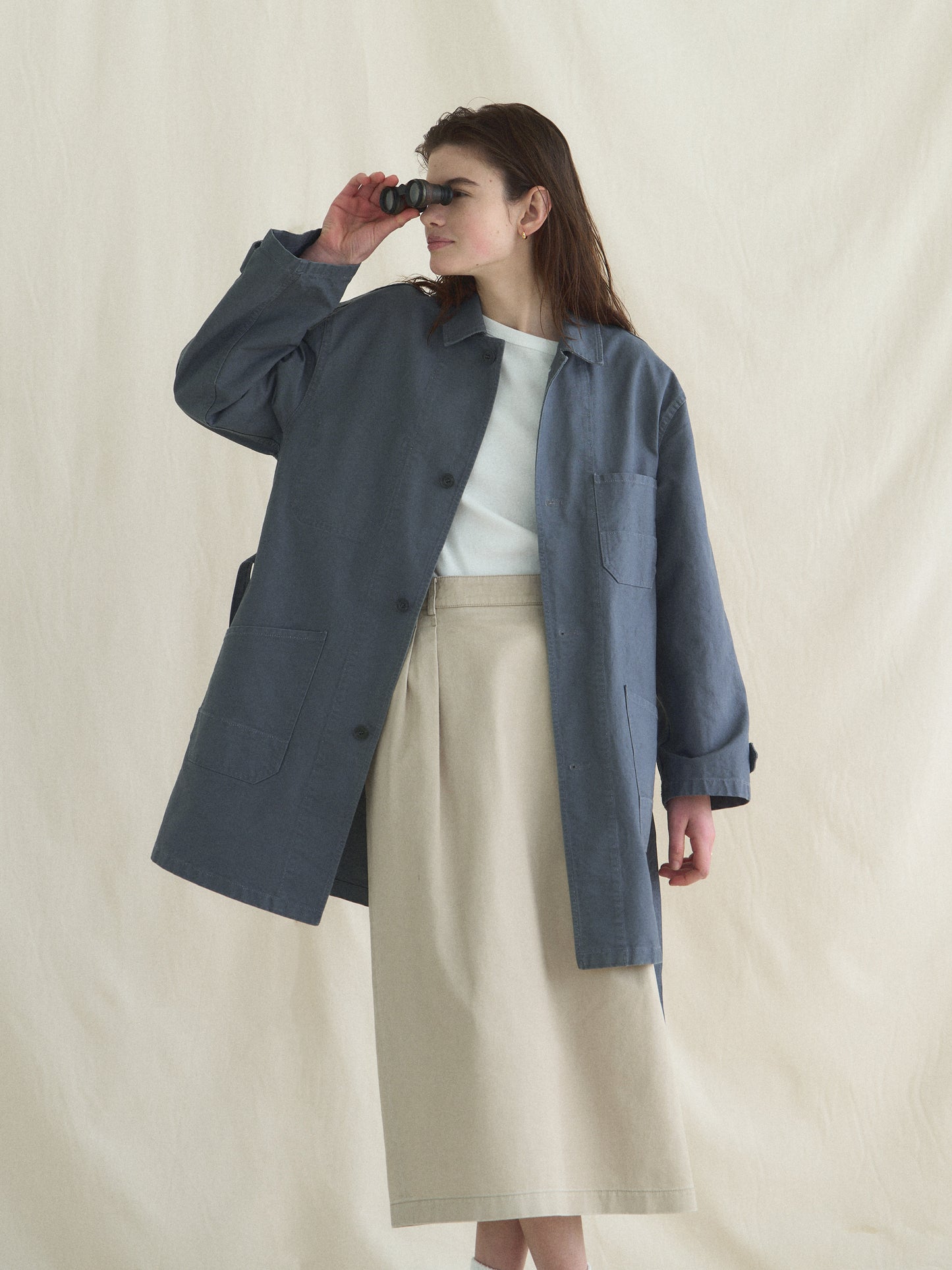 SOFTNESS 3/4 SLEEVE TEE [ White ] - 2nd Restock