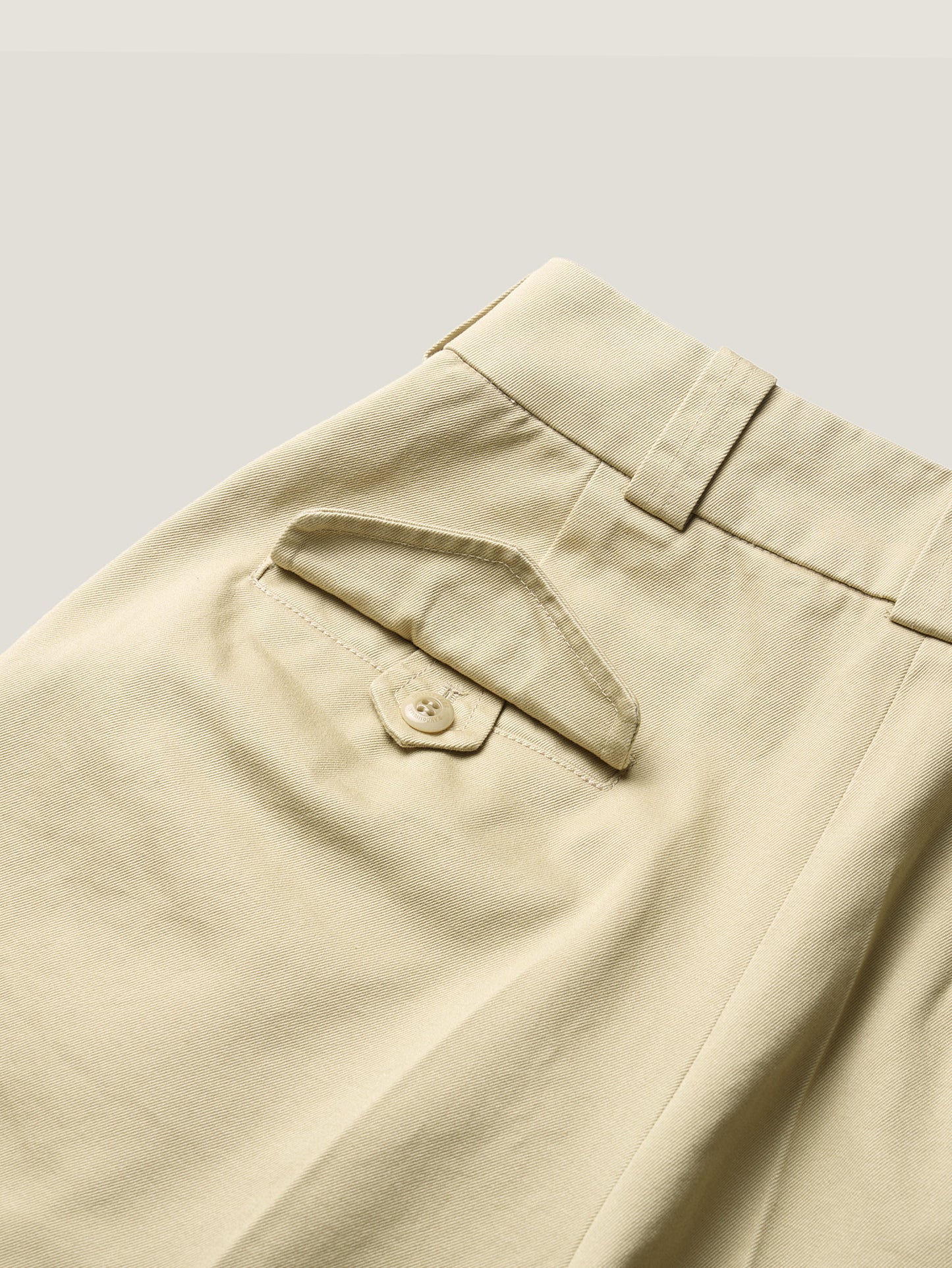 50's AMERICAN CHINO SHORTS [ Military Beige ]