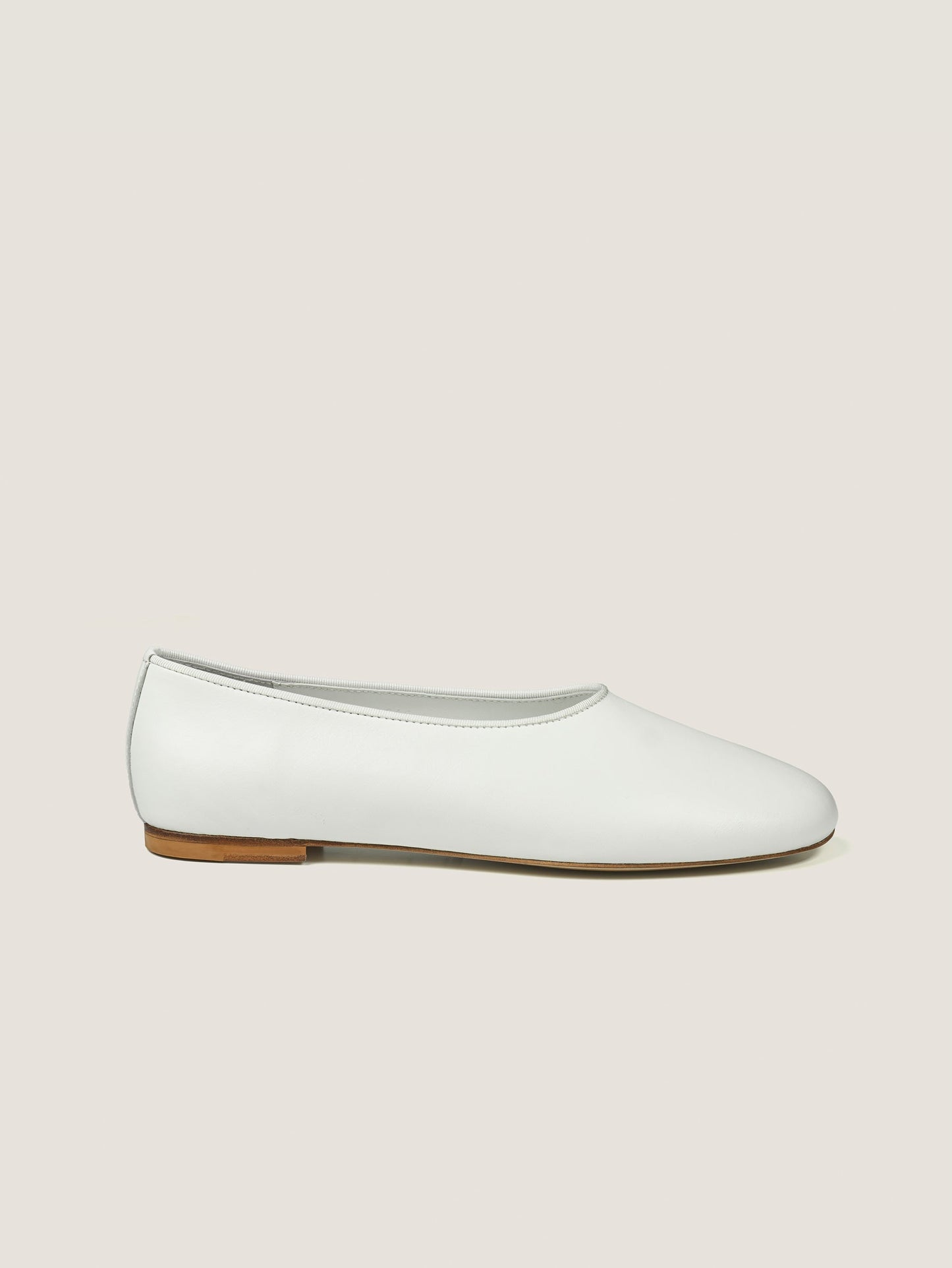 GRACE OPERA FLATS [ Clean White ] Italian Leather