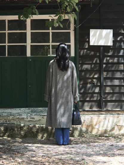 SHELBY COAT [ Black Donegal Tweed ] 2nd pre-order