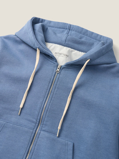 PARK FULL ZIP HOODIE [ Sea Blue ]