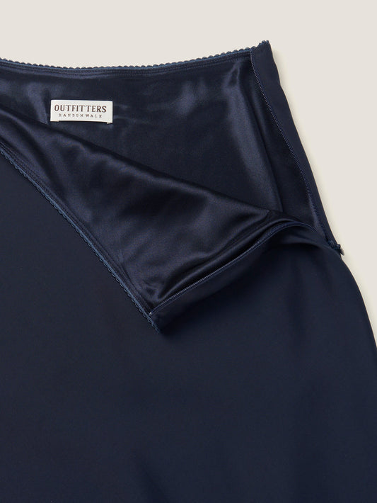 CHARDONNAY MIDI SKIRT [ Navy ]
