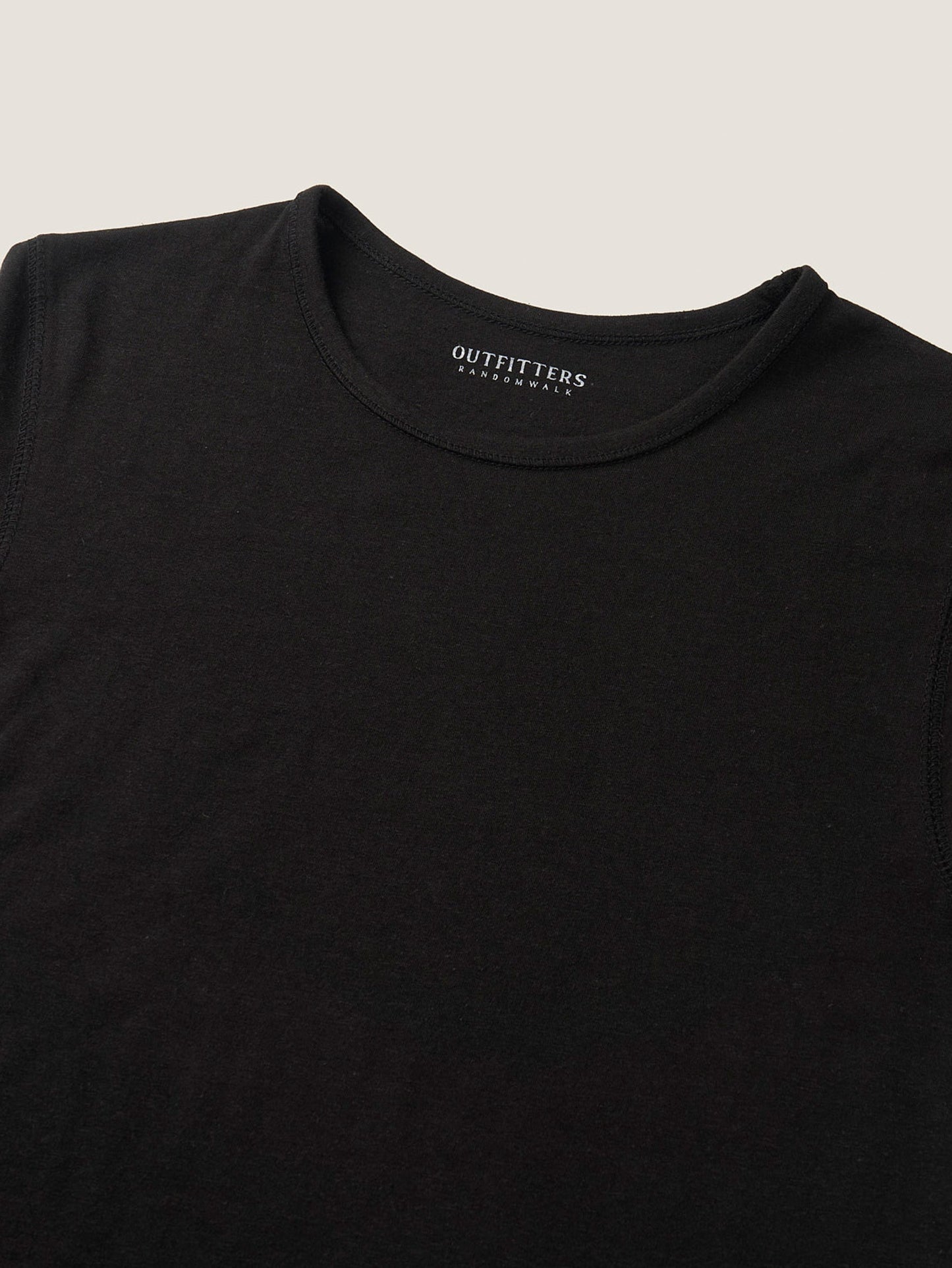 ALWAYS CREW NECK T-SHIRT [ Black ]