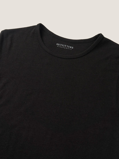 ALWAYS CREW NECK T-SHIRT [ Black ]
