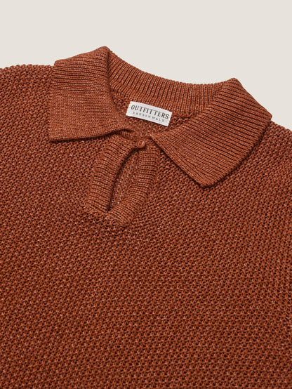 LOW GAUGE SKIPPER SWEATER New Season [ Terracotta Red ]