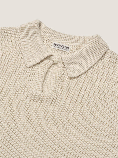 LOW GAUGE SKIPPER SWEATER New Season [ Soft Cream ]
