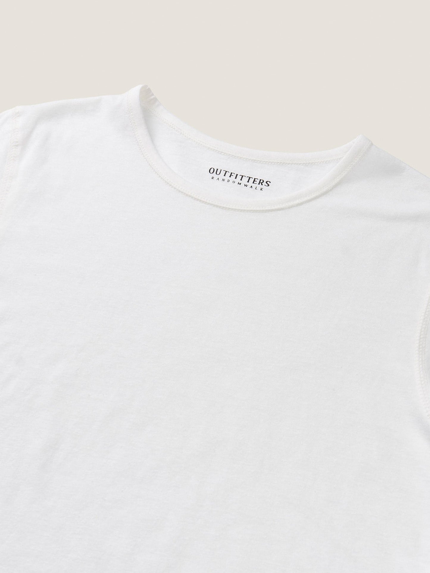 ALWAYS CREW NECK T-SHIRT [ White ]