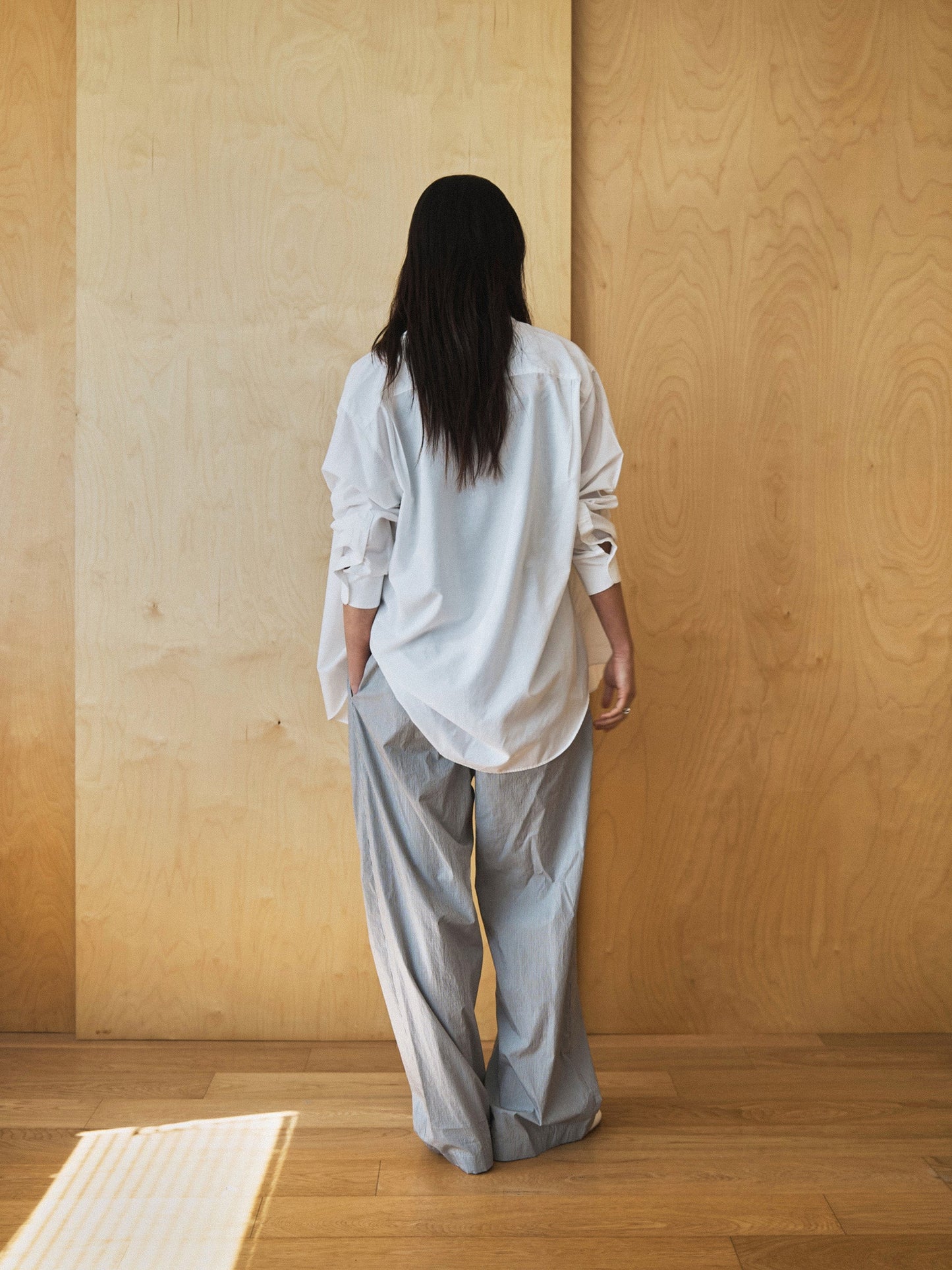 ROSA EASY COTTON PANTS [ Stripe ]