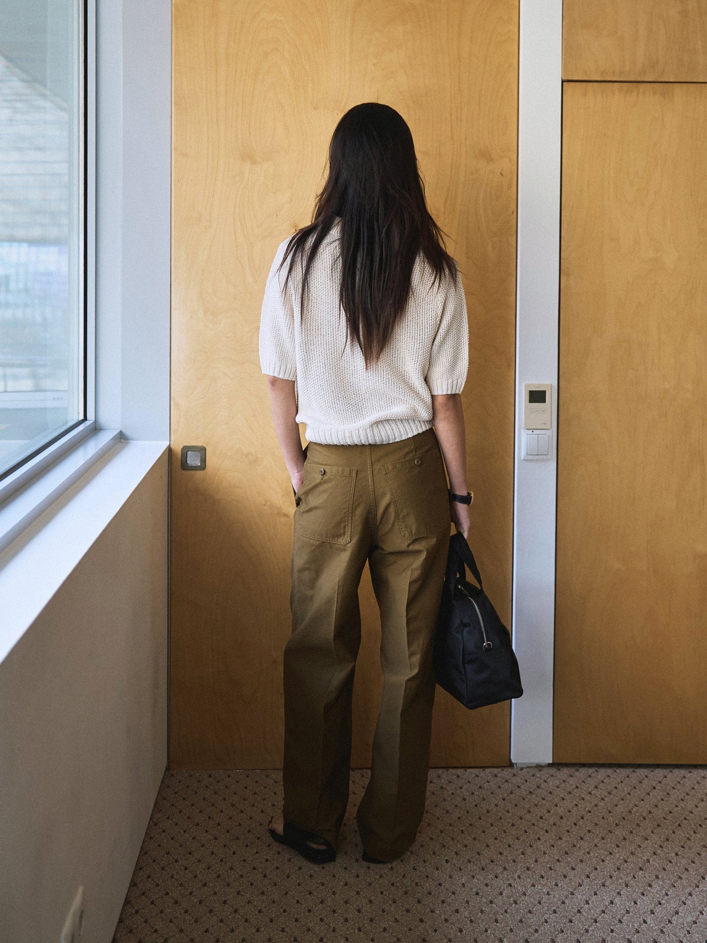 50's ITALIAN ARMY CHINO PANTS [ Golden Brown ]