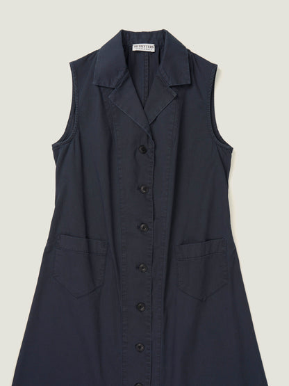 IRIS CHORE DRESS [ Navy ]