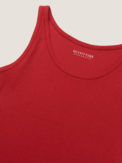 SOFT STRETCH SLEEVELESS [ Rouge ]