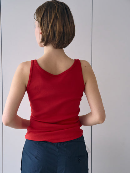 SOFT STRETCH SLEEVELESS [ Rouge ]