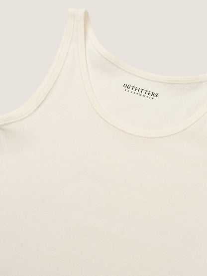 SOFT STRETCH SLEEVELESS [ White ]