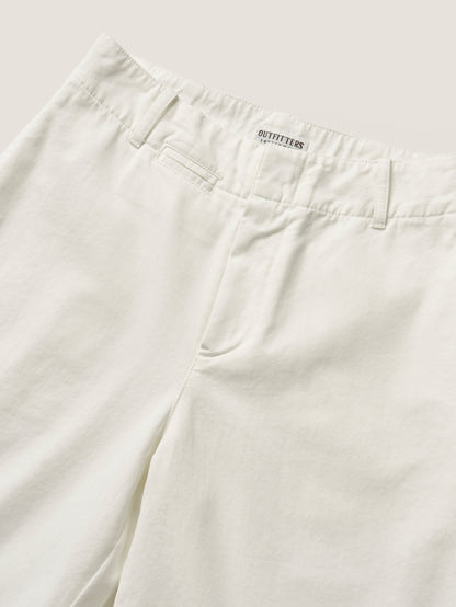 LENTO BERMUDA SHORTS [ Washed White ]