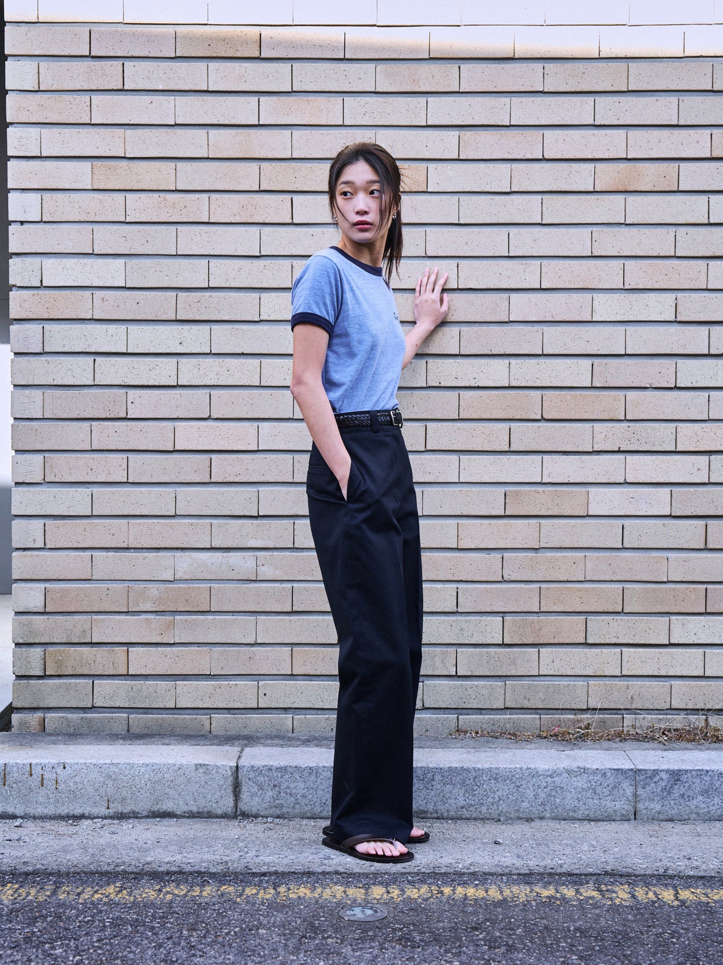 60s ORIGINAL CHINO PANTS [ Deep Navy ] 1st Reorder
