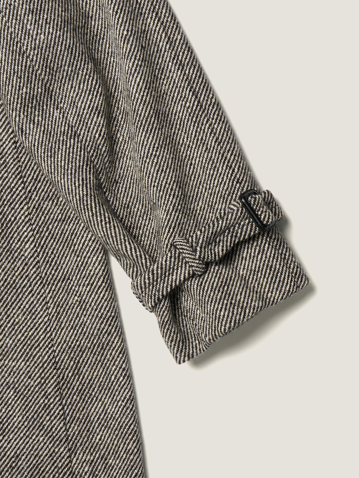 SHELBY COAT [ Black Donegal Tweed ] 2nd pre-order