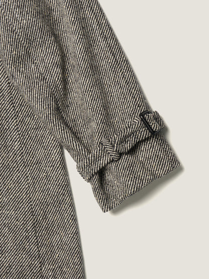 SHELBY COAT [ Black Donegal Tweed ] 2nd pre-order
