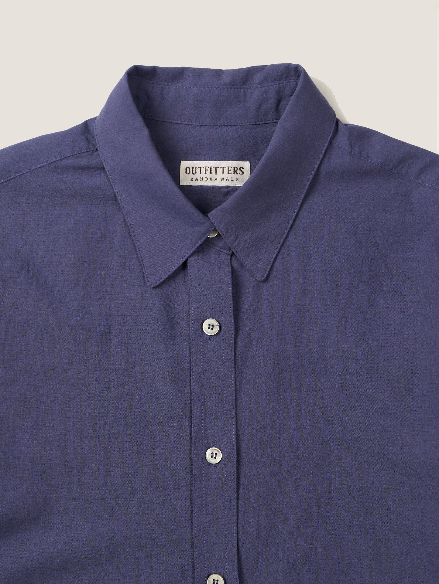 MARTHA LIGHT COTTON SHIRT [ Blue Berry ]