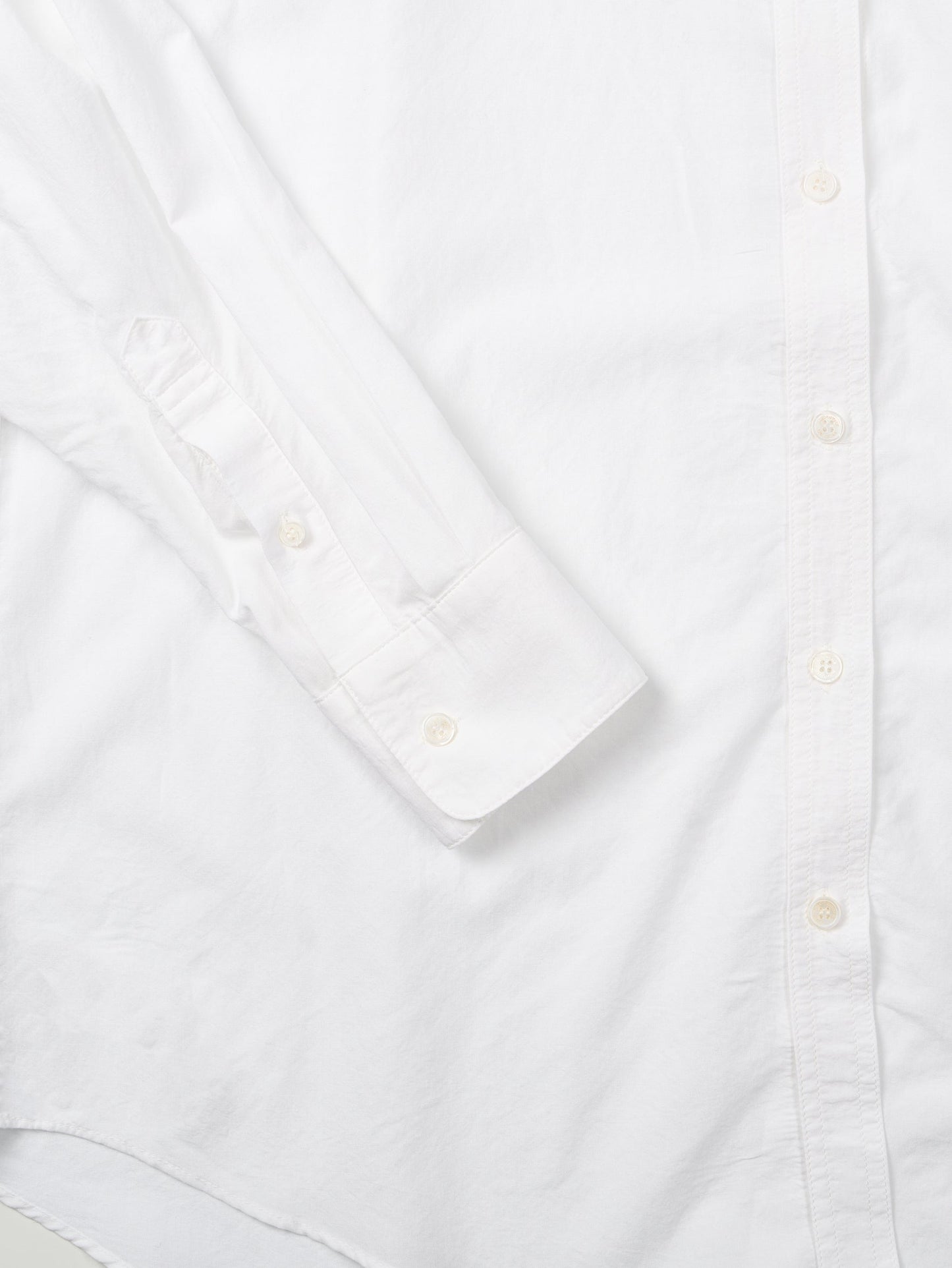 MARTHA LIGHT COTTON SHIRT [ Pure White ]