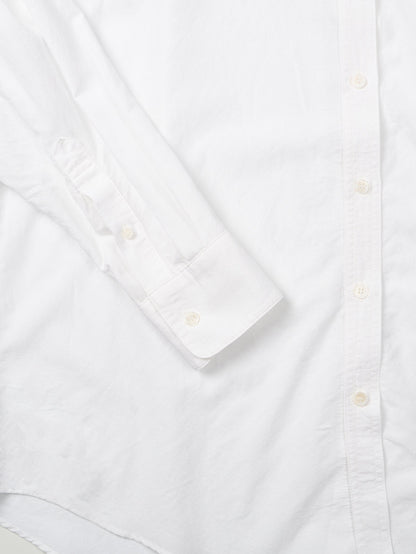 MARTHA LIGHT COTTON SHIRT [ Pure White ]