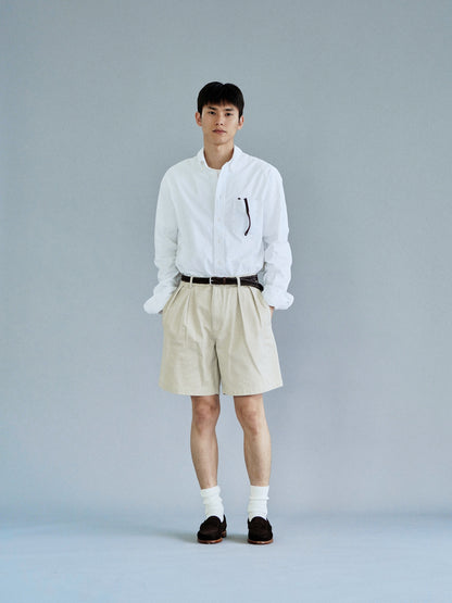 EASY FIT SHORTS [ Light Beige ]