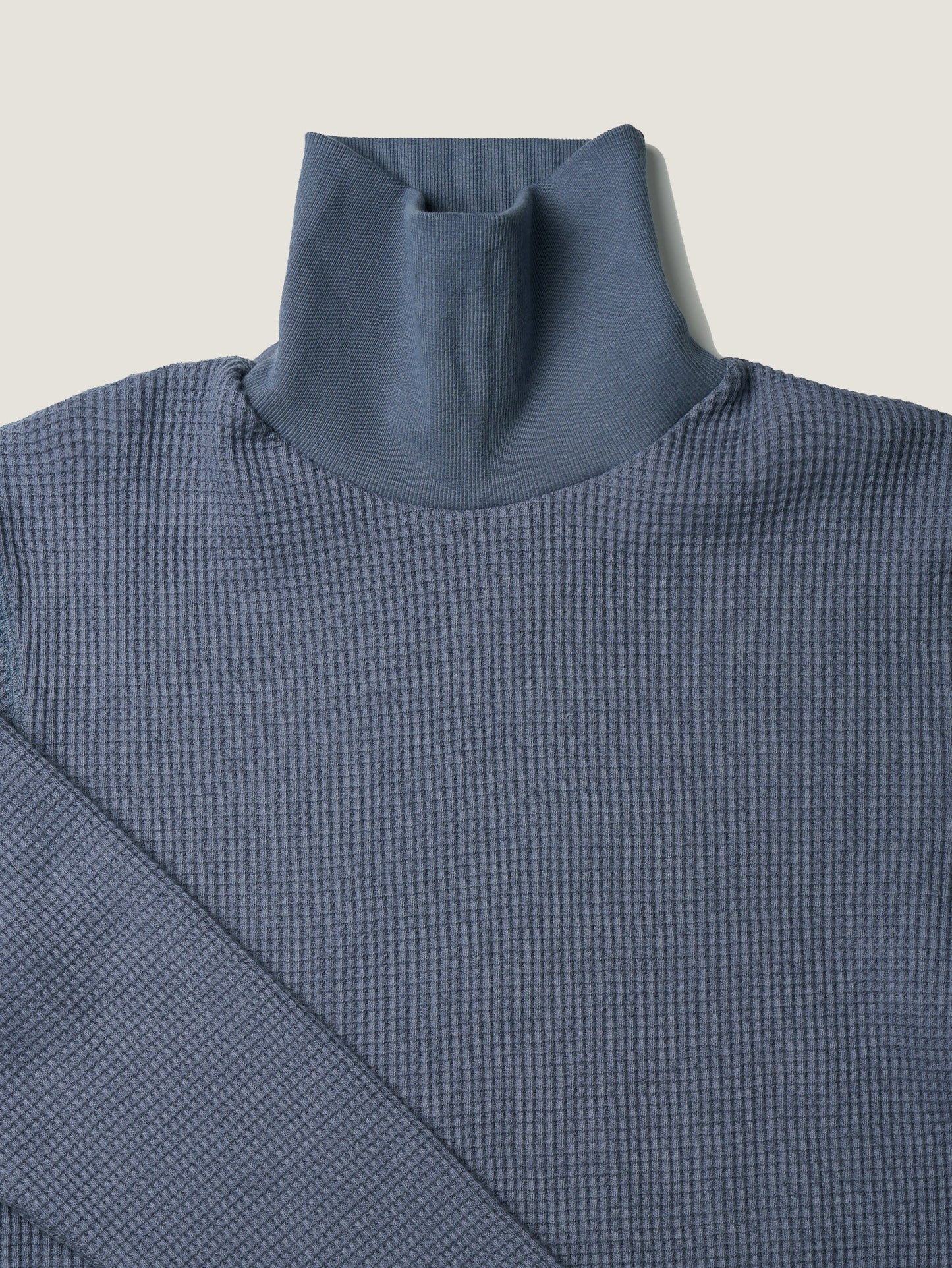SALLY'S WAFFLE TURTLE TEE [ Smoke Blue ] New Season