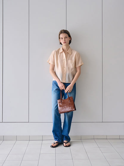O'KEEFFE SHIRTS [ Apricot Beige ]