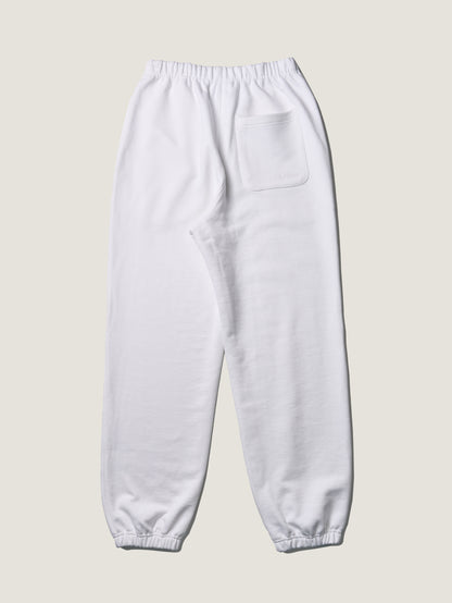 ALL DAY SWEATPANTS [ Clean White ]