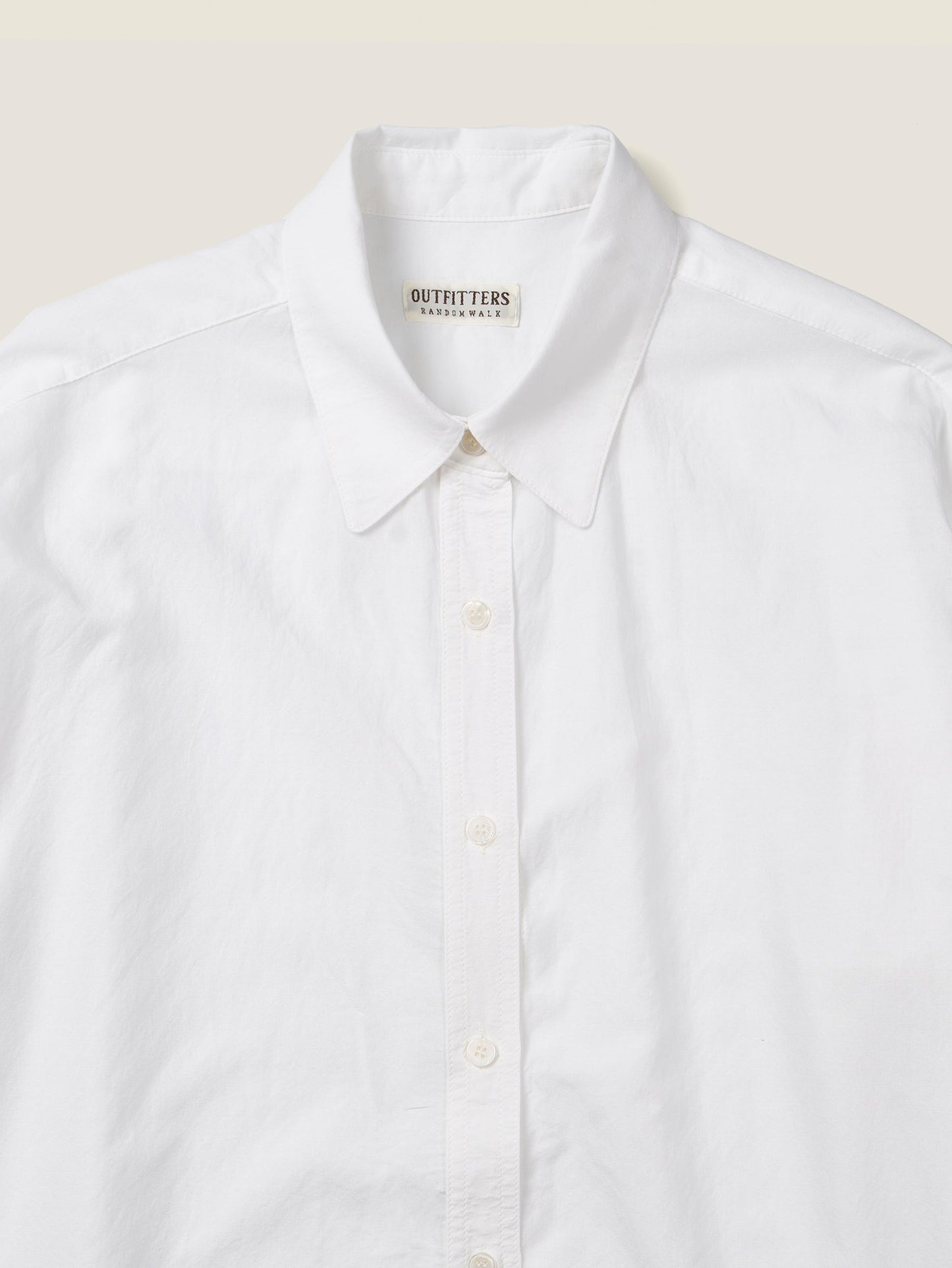 MARTHA LIGHT COTTON SHIRT [ Pure White ]