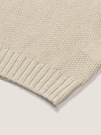 LOW GAUGE SKIPPER SWEATER New Season [ Soft Cream ]