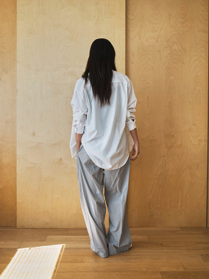 MARTHA LIGHT COTTON SHIRT [ Pure White ]