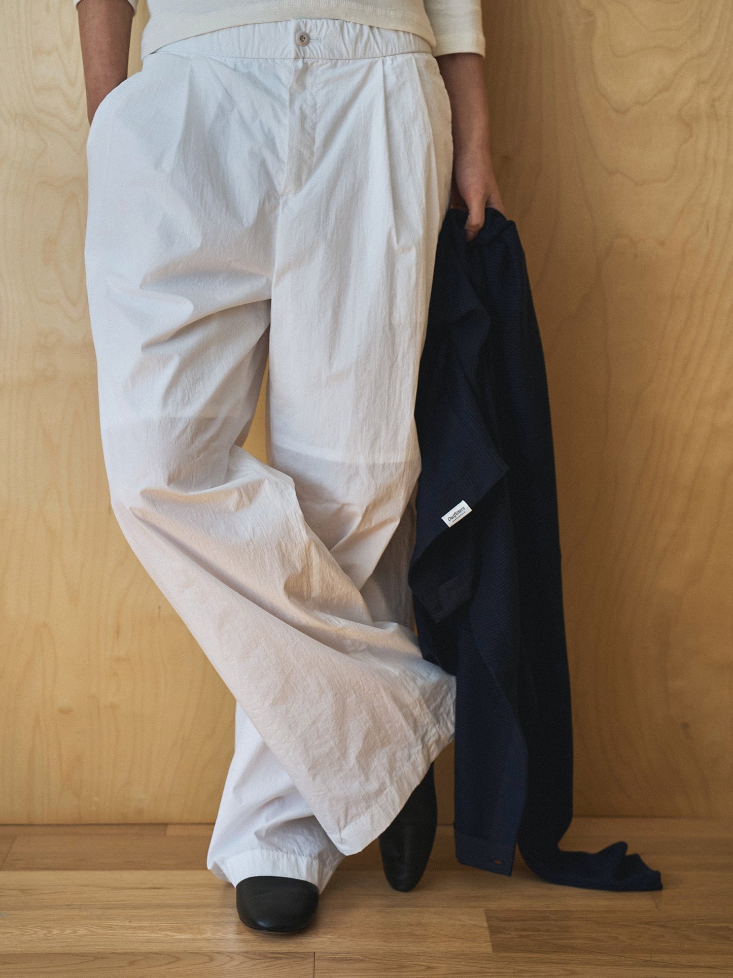 ROSA EASY COTTON PANTS [ White ]