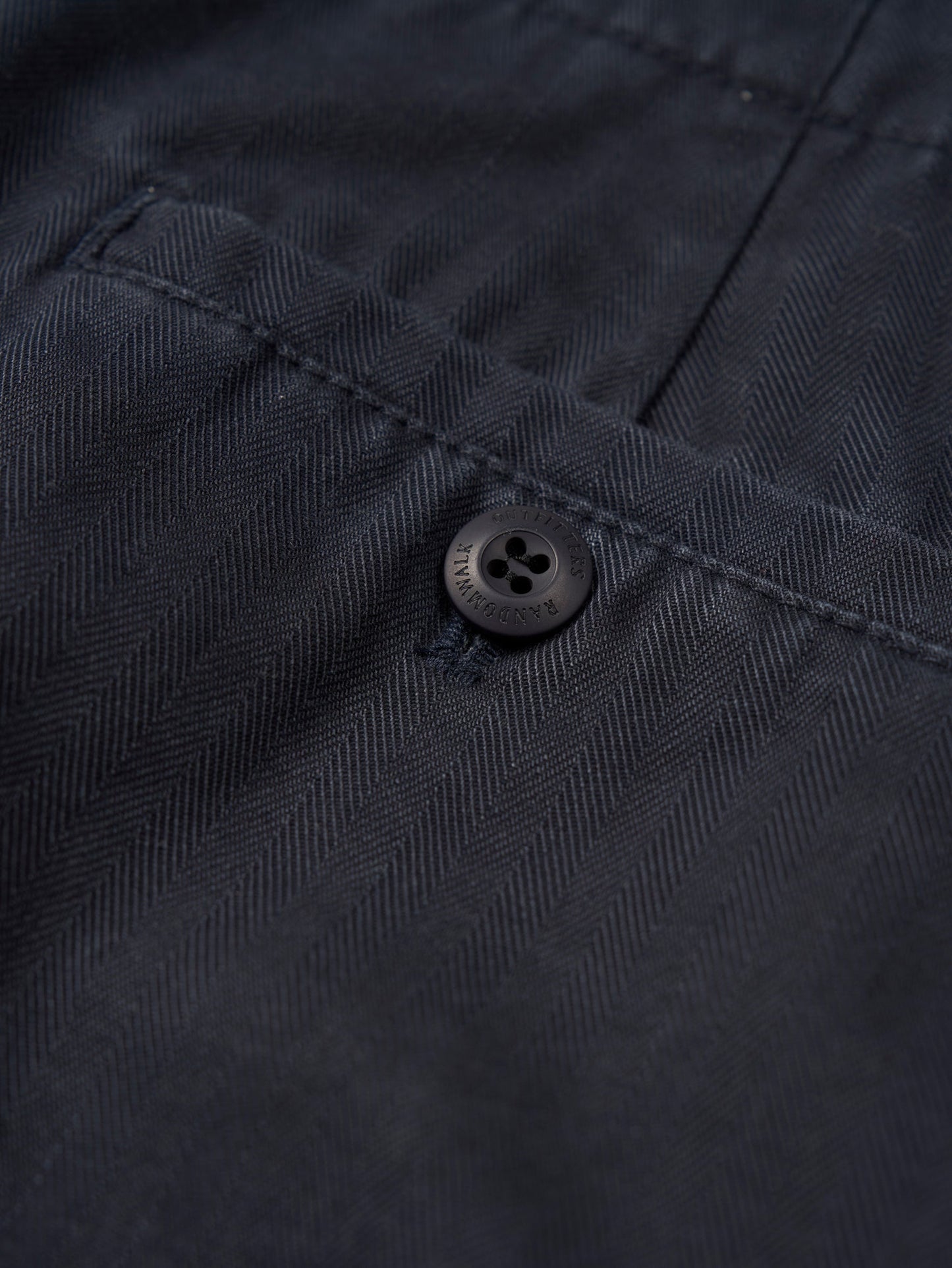 LILY UTILITY CARGO SKIRT [ Herringbone Navy ]